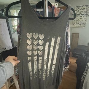 American Flag Tank Top